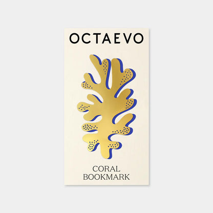 Octaevo Bookmark Coral A great Christmas Gift / Stocking stuffer for lovers of books, cookbooks, journals, etc. Huset Scandinavian Store in Venice Beach