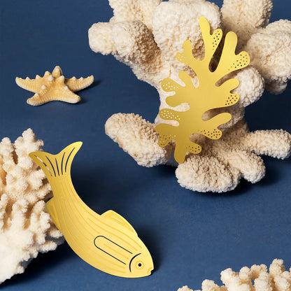 Octaevo Bookmark Coral A great Christmas Gift / Stocking stuffer for lovers of books, cookbooks, journals, etc. Huset Scandinavian Store in Venice Beach