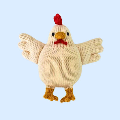 Handmade Knit Baby Rattle