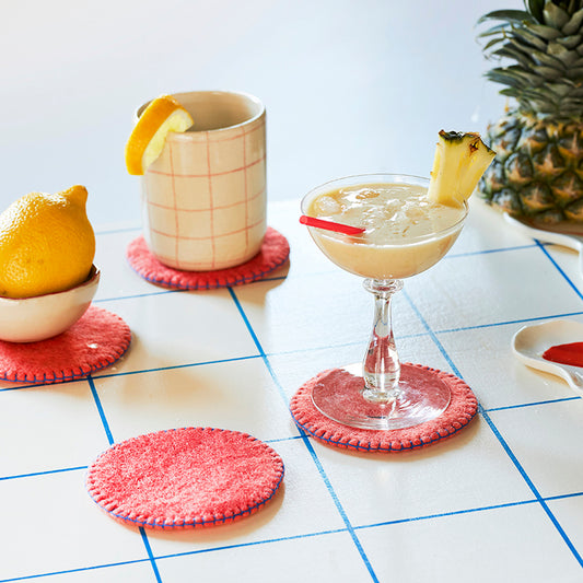 Aveva Wool Coasters - 4 Pack - Huset | Your house for modern Scandinavian living