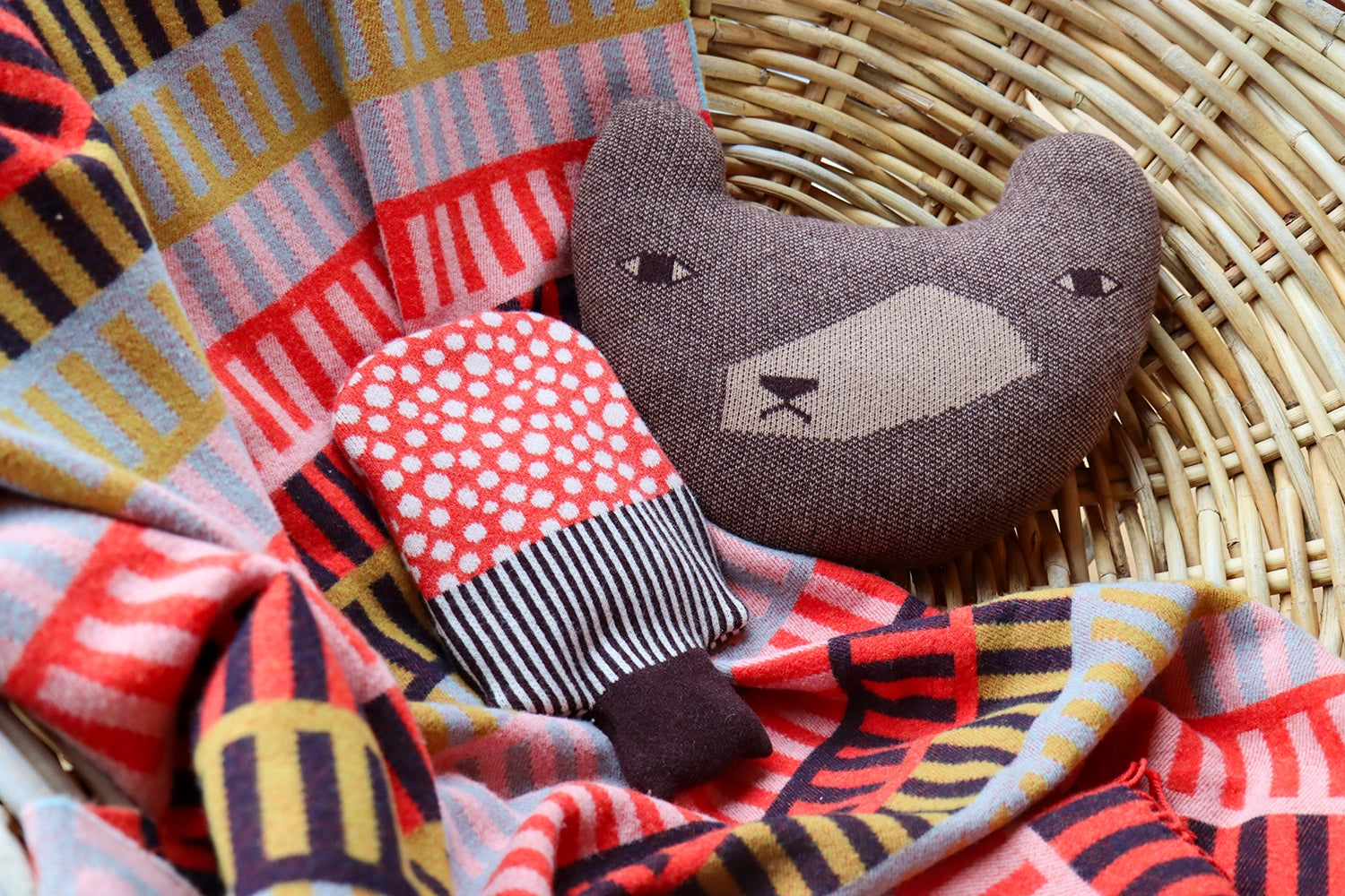 Cosy up with with this dotty Mushroom Hot Water Bottle. Use this hot water bottle with a knitted cover to keep warm on a chilly evening or to soothe your aches and pains.
