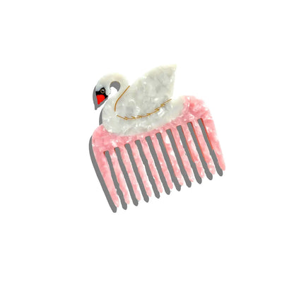Each hair comb is hand-painted by Solar Eclipse artists. These combs are made of cellulose acetate, an eco-friendly, biodegradable material made from recycled wood pulp. Perfect for gently detangling without causing breakage, promoting hair growth and increasing circulation. Suitable for all hair types including wavy and curly hair.&nbsp;