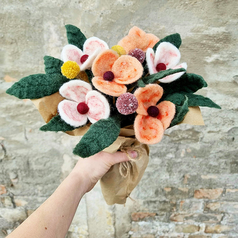 Aveva Wool Flower Bouquet