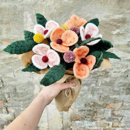 Aveva Wool Flower Bouquet