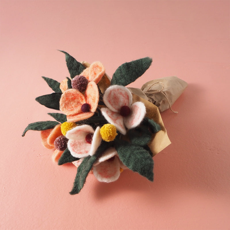 Aveva Wool Flower Bouquet