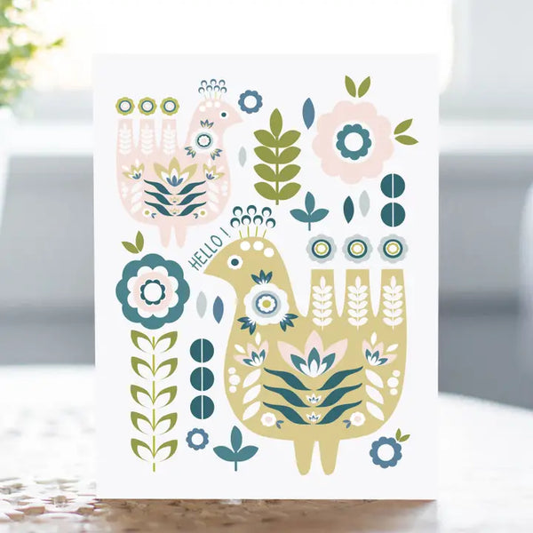 Juniper Blue Greeting Card