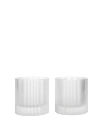 set of two glasses 