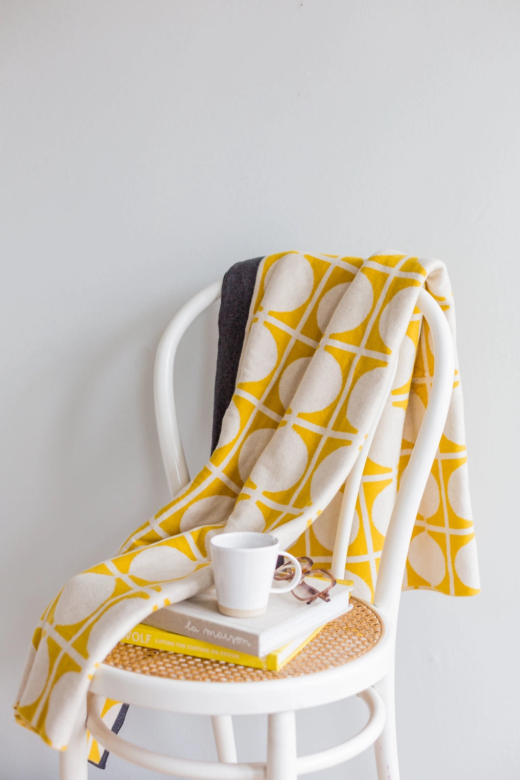 Soft Jacquard Knitted Cotton Blanket