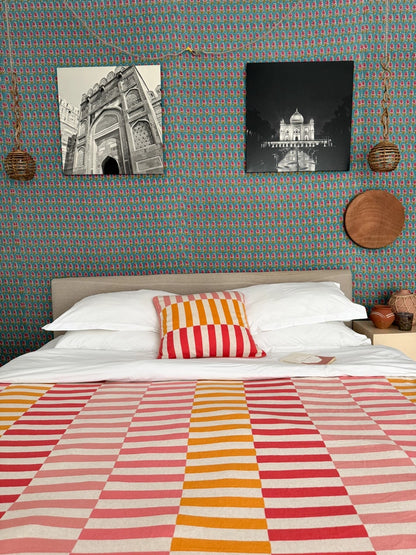 Soft Jacquard Knitted Cotton Blanket