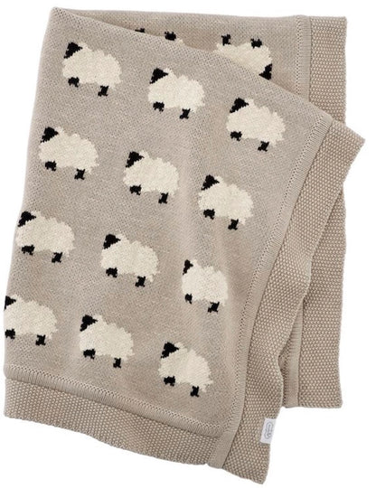 Organic Jacquard Sweater Knit Baby Blanket - Huset | Your house for modern Scandinavian living