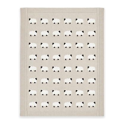 Organic Jacquard Knit Baby Blankets