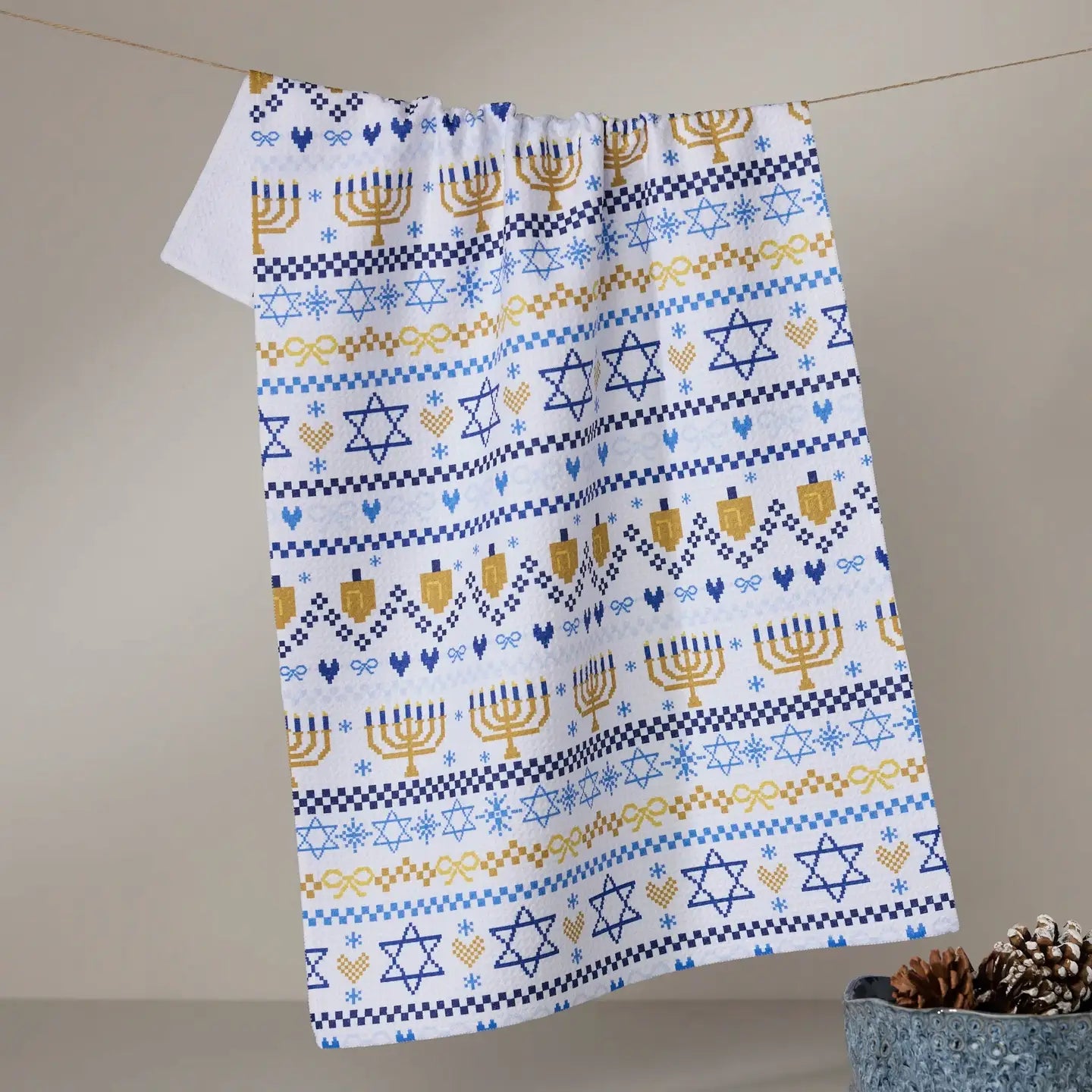 Geometry Holiday Tea Towels