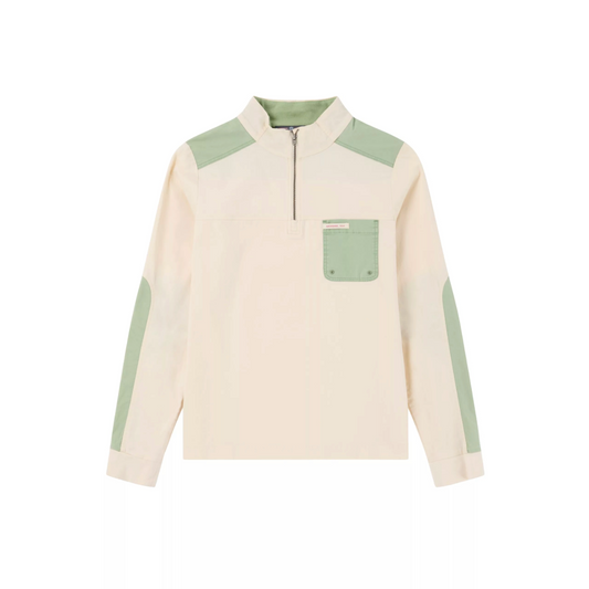 Amundsen Women's Ditch-Hiker Pullover, Sage green, hiking, adventure, outdoor, half zip