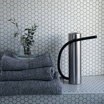 Born in Sweden AB Watering Can, Modern, Stainless Steel, Cylinder, Swedish Design