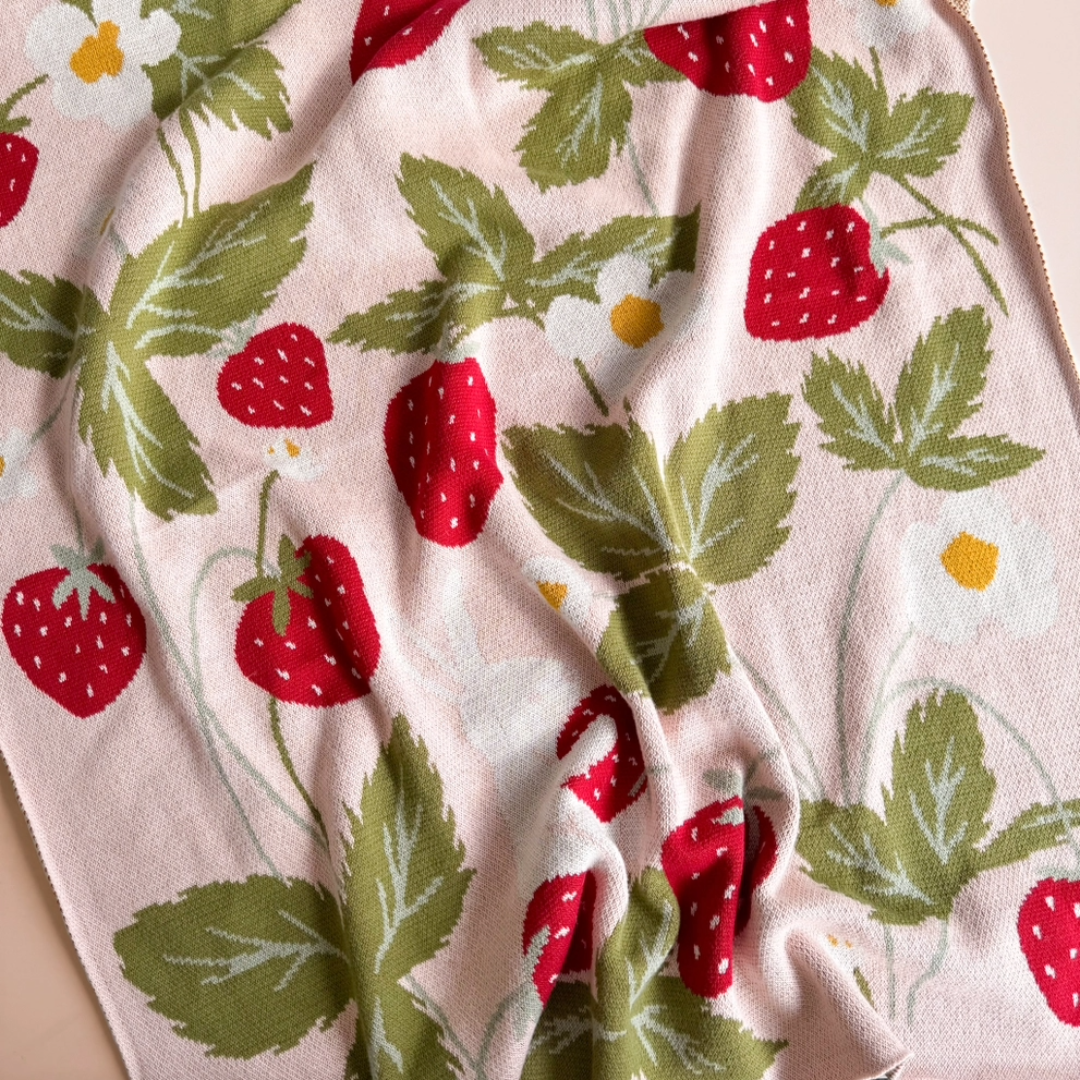 Strawberry Baby Blanket