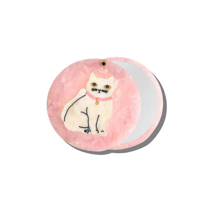 Hand-Painted Compact Mirror - Huset | Your house for modern Scandinavian living