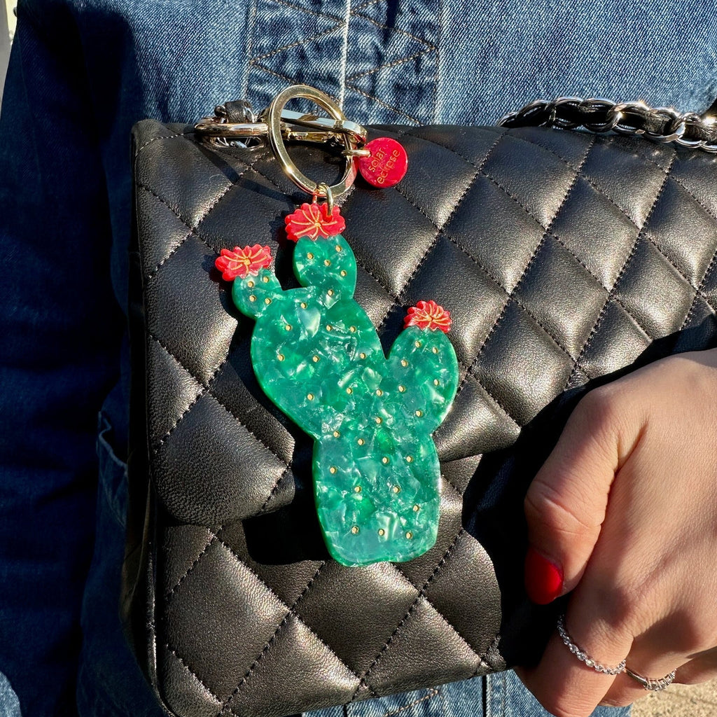 keychain cactus