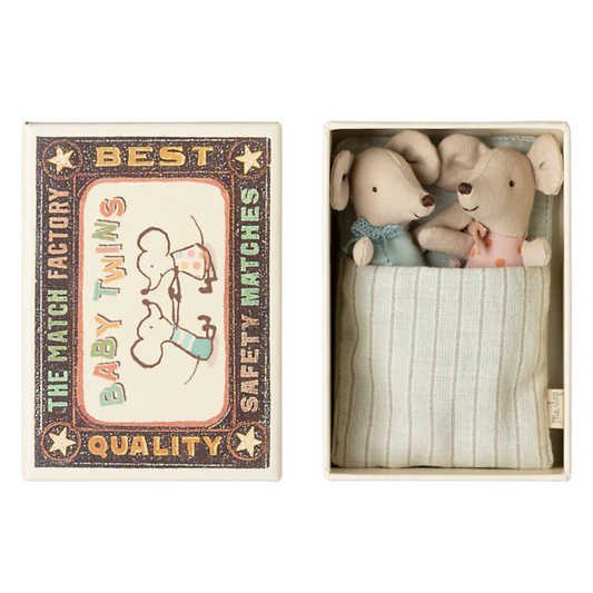 Maileg Twin Baby Mice in Box