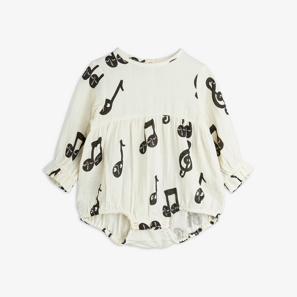Mini Rodini Note Muslin Bodysuit