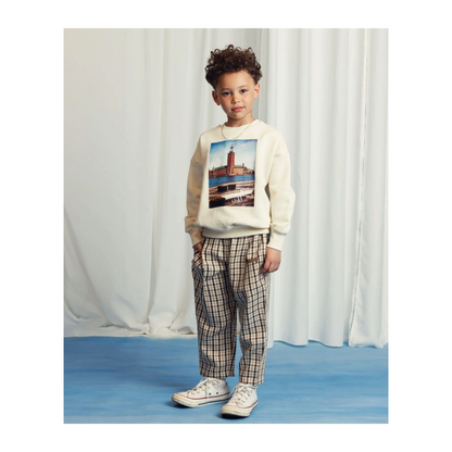 Mini Rodini Gingham Woven Trousers