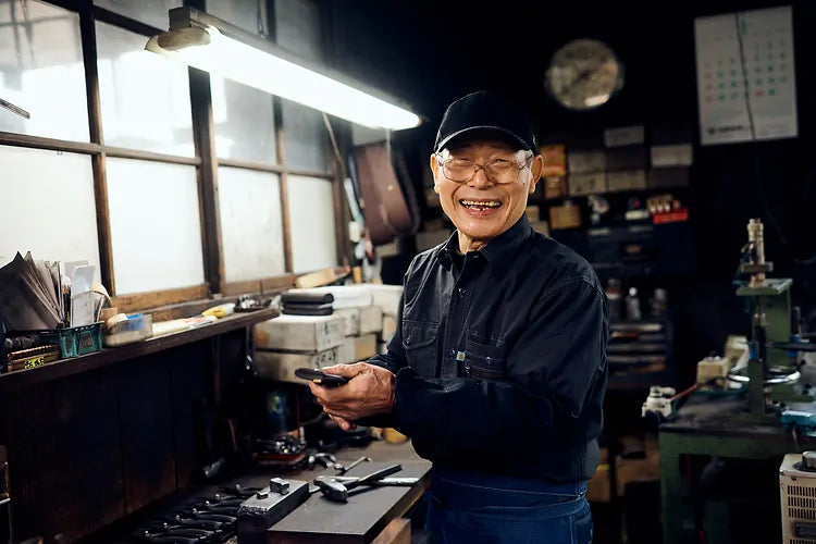 GR Pros are made by a small family business in Yamagata: 2nd generation Mr Kudo still puts in a full day’s work as he approaches 80, assisted by his wife and their two sons. Drop in for their favourite local food, niku soba ( meaty noodles) and a glass or two of sake.