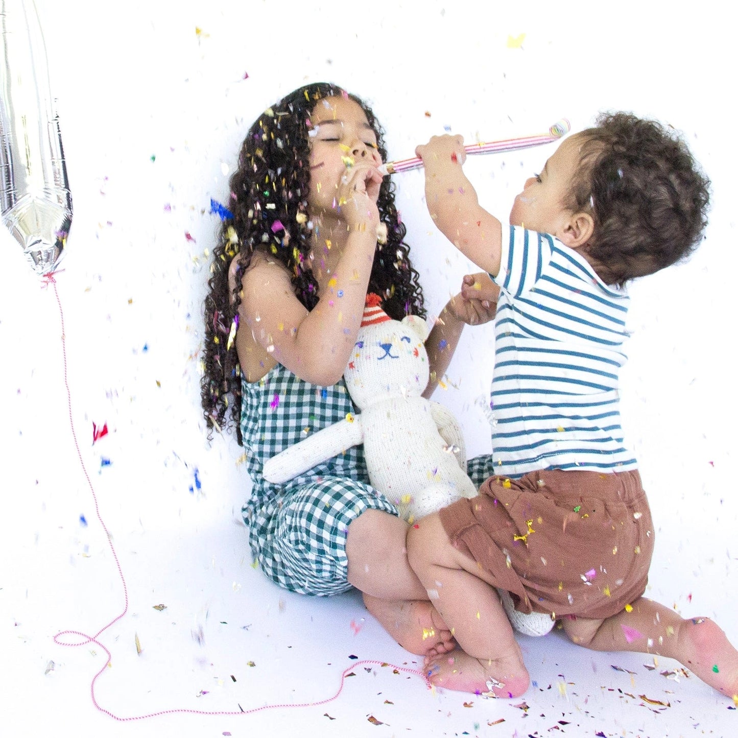 Blabla Party Bear is speckled with confetti, has little stars on its cheeks, and wears a fun red party hat! The cuteness is off the charts here. This would make a great birthday gift for a boy or a girl.&nbsp;