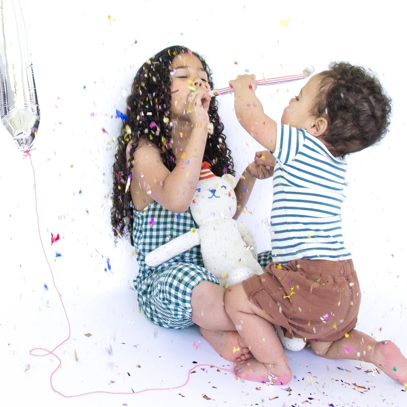 Blabla Party Bear is speckled with confetti, has little stars on its cheeks, and wears a fun red party hat! The cuteness is off the charts here. This would make a great birthday gift for a boy or a girl.&nbsp;