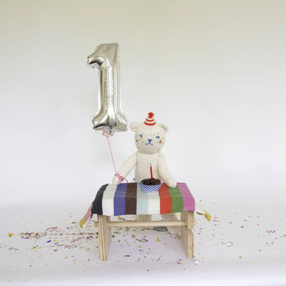 Blabla Party Bear is speckled with confetti, has little stars on its cheeks, and wears a fun red party hat! The cuteness is off the charts here. This would make a great birthday gift for a boy or a girl.&nbsp;