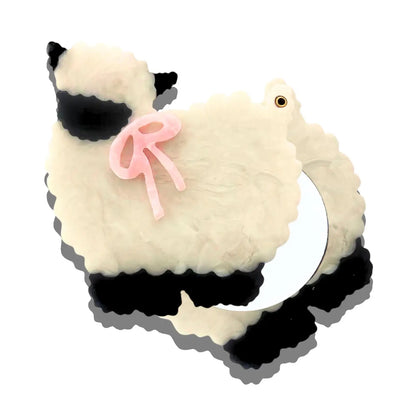 Hand-Painted Compact Mirror