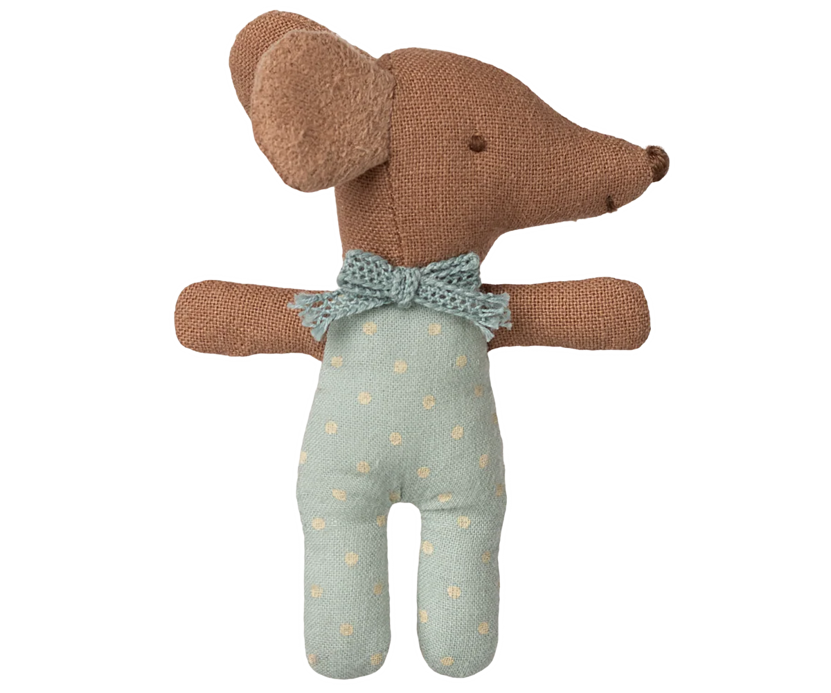 Maileg Sleepy Wakey Baby Mouse in Matchbox