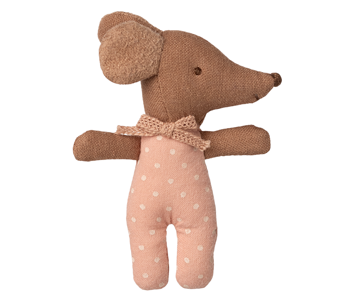 Maileg Sleepy Wakey Baby Mouse in Matchbox