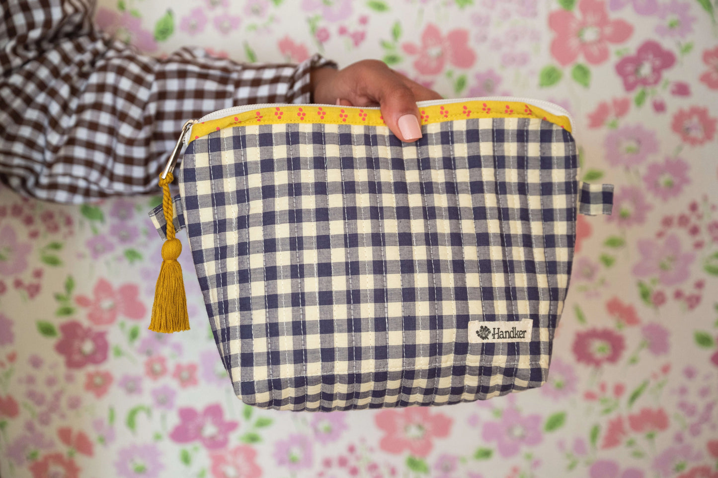 Quilted Zipper Pouch