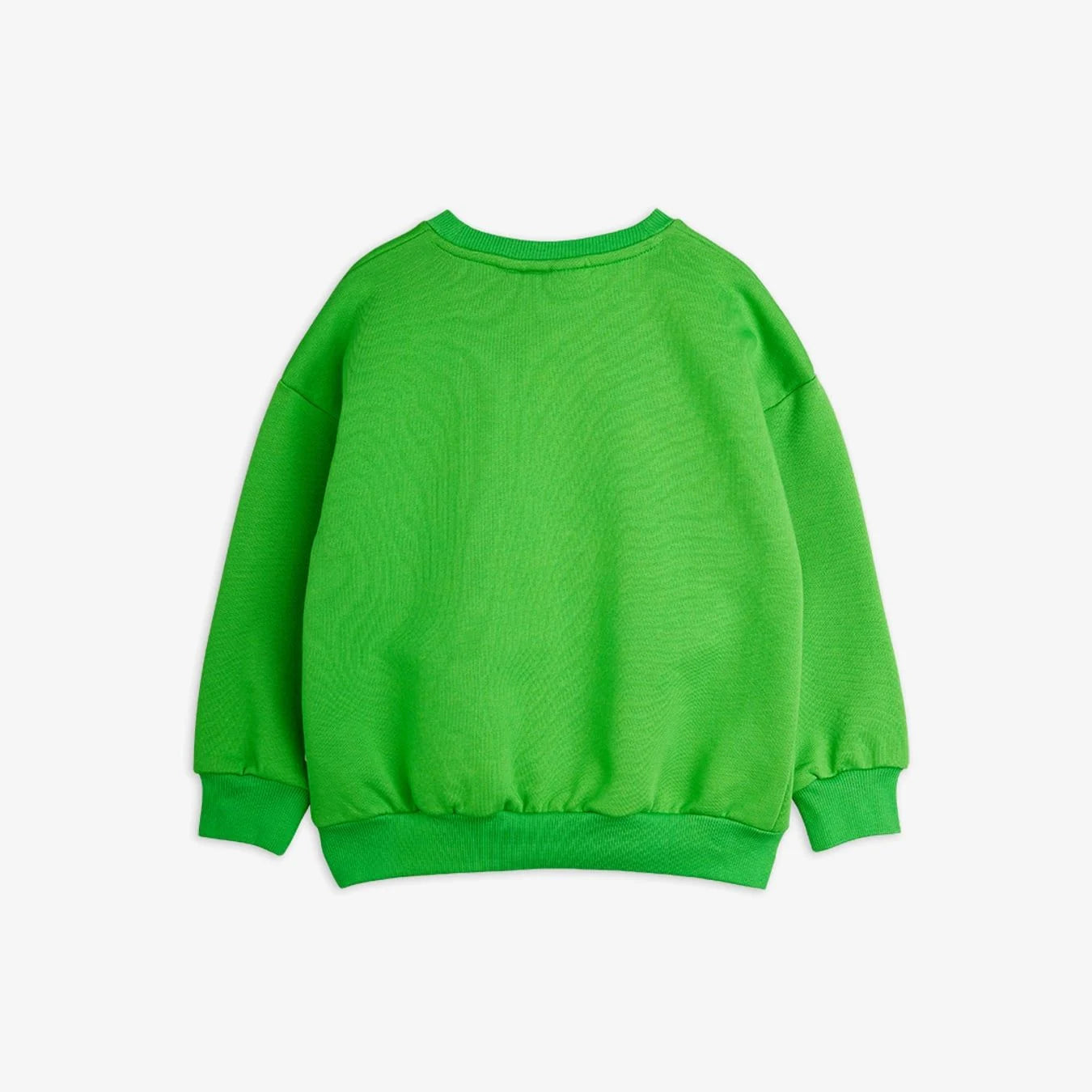 Green sweatshirt on a white background