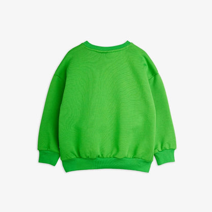 Green sweatshirt on a white background