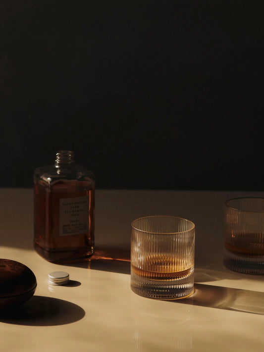 Ferm Living Ripple Tumbler Glasses (Set of 2) - Huset | Your house for modern Scandinavian living