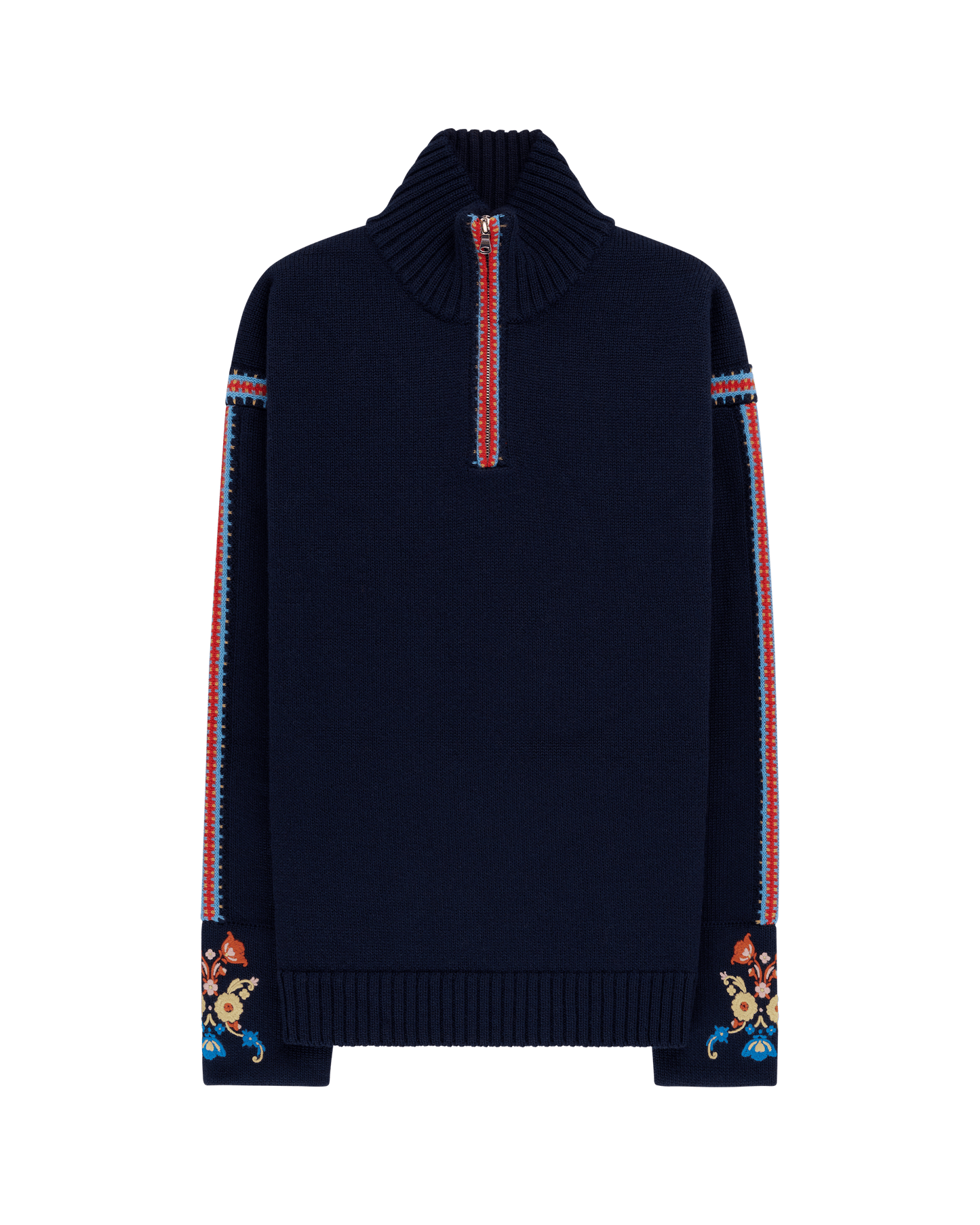 A tribute to Norwegian heritage and tradition. Crafted from 100% Norwegian wool, featuring embroidered motifs inspired by the Norwegian Bunad. Blending timeless Norwegian craftsmanship with modern functionality for both outdoor adventures and everyday elegance.