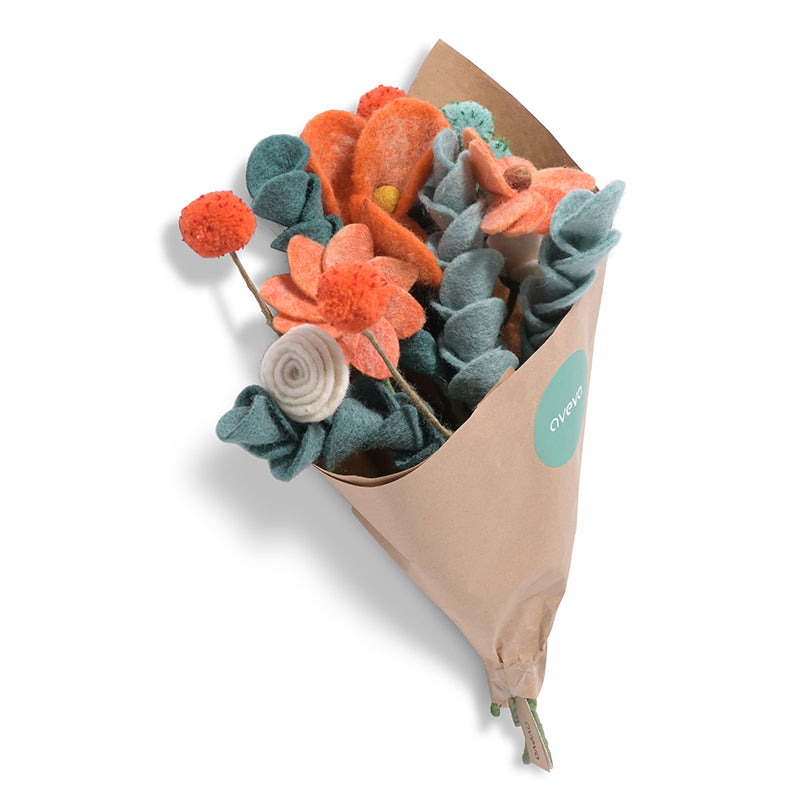 Aveva Wool Flower Bouquet