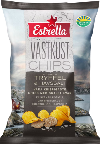 Packaging of Estrella Västkust Chips