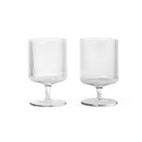 Ferm Living Ripple Wine Glasses Set of 2, Ferm Living, Huset | Modern Scandinavian Design