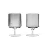 Ferm Living Ripple Wine Glasses Set of 2, Ferm Living, Huset | Modern Scandinavian Design