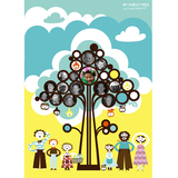 Isak Family Poster Family Tree, Isak, Huset | Modern Scandinavian Design