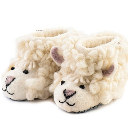 Sew Heart Woolen Slippers