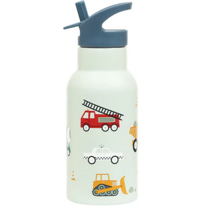 A Little Lovely Stainless Steel Drink Bottle Vehicles