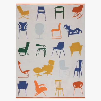 Sophie Home Stille Cotton Throw Blanket Chair