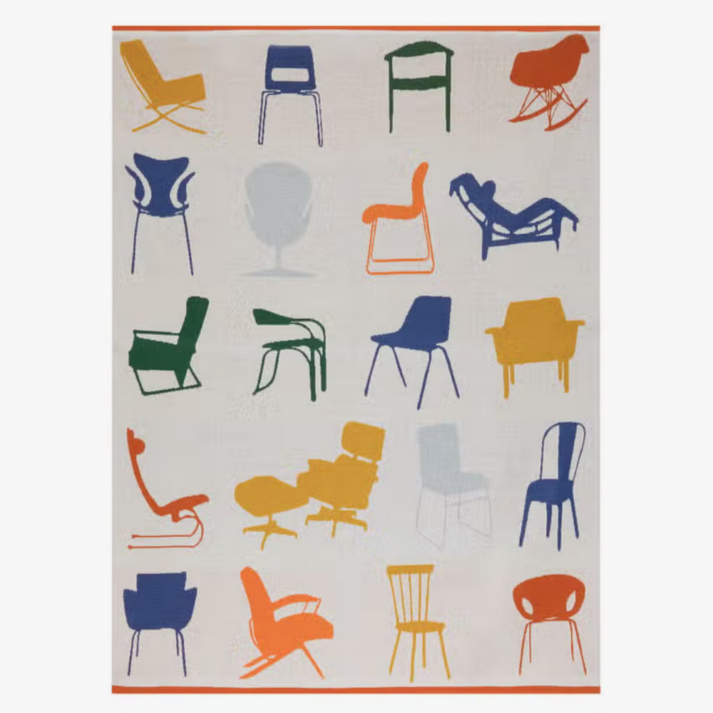 Sophie Home Stille Cotton Throw Blanket Chair
