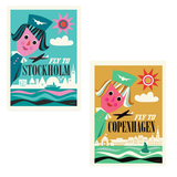 Ingela P. Arrhenius Capital Posters, OMM Design, Huset | Modern Scandinavian Design