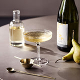 Ferm Living Ripple Champagne Saucers (Set of 2), Ferm Living, Huset | Modern Scandinavian Design