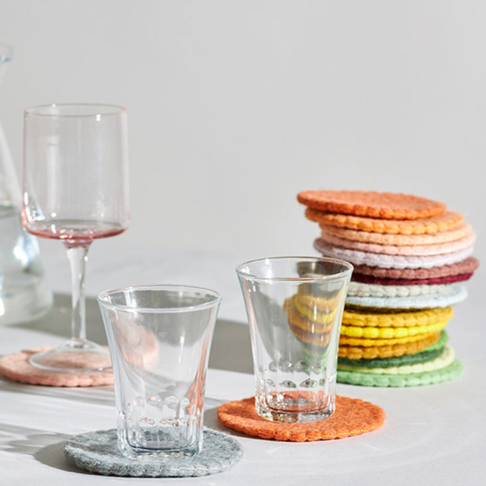 Aveva Wool Coasters - 4 Pack