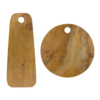 Sir Madam Teak Root Cutting Board