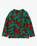 Mini Rodini Roses Velour Sweater